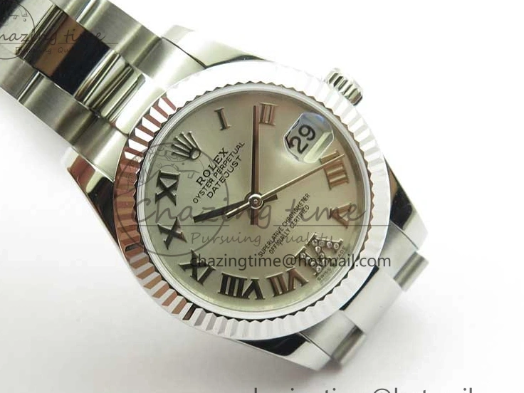 0107 Datejust 31mm 278271 SS BP Maker Best Edition Silver Roman Dial on Oyster Bracelet Trendy 2746